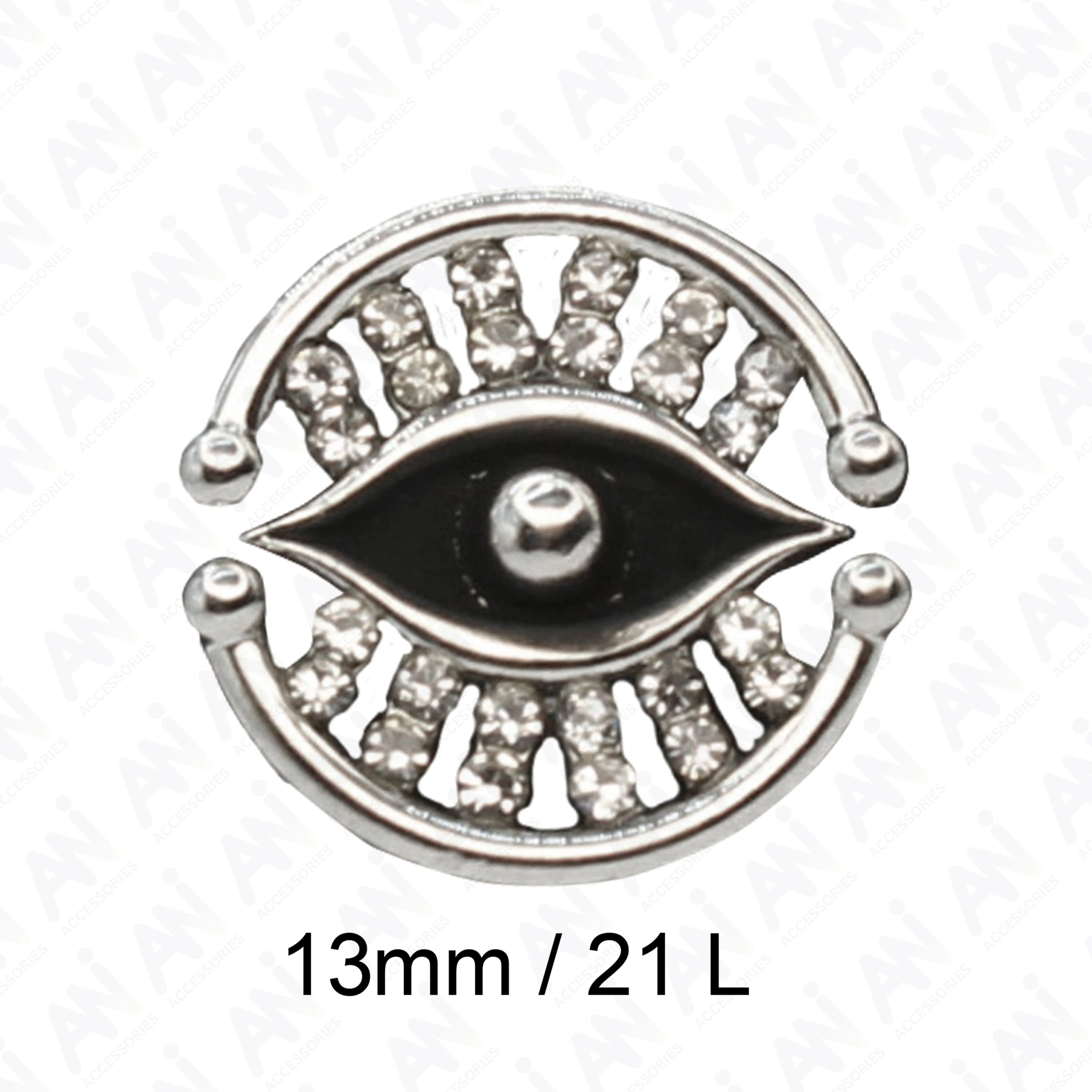 Blessing Evil Eye Design Button