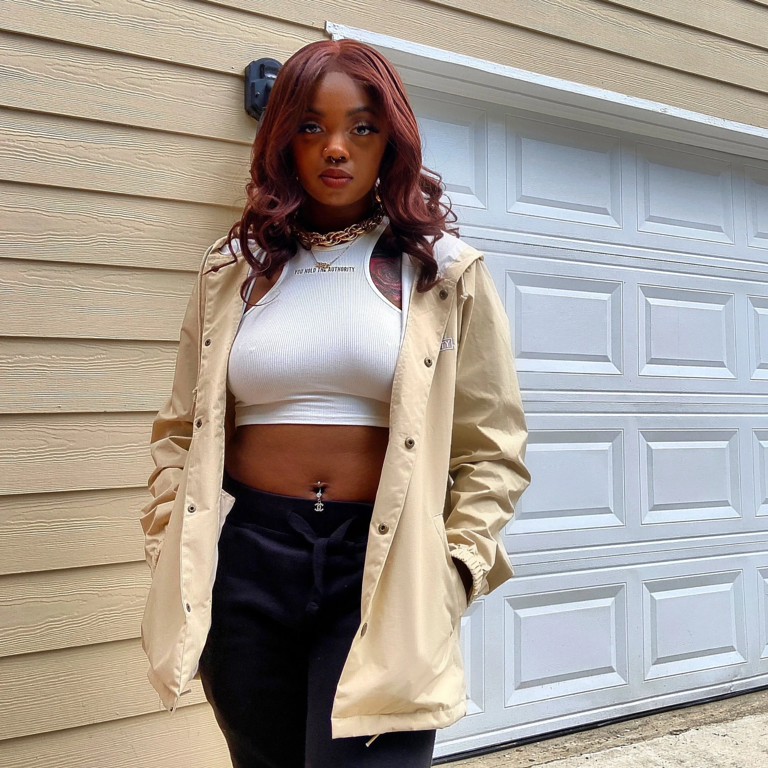 Blow the Whistle Hooded Coach Jacket