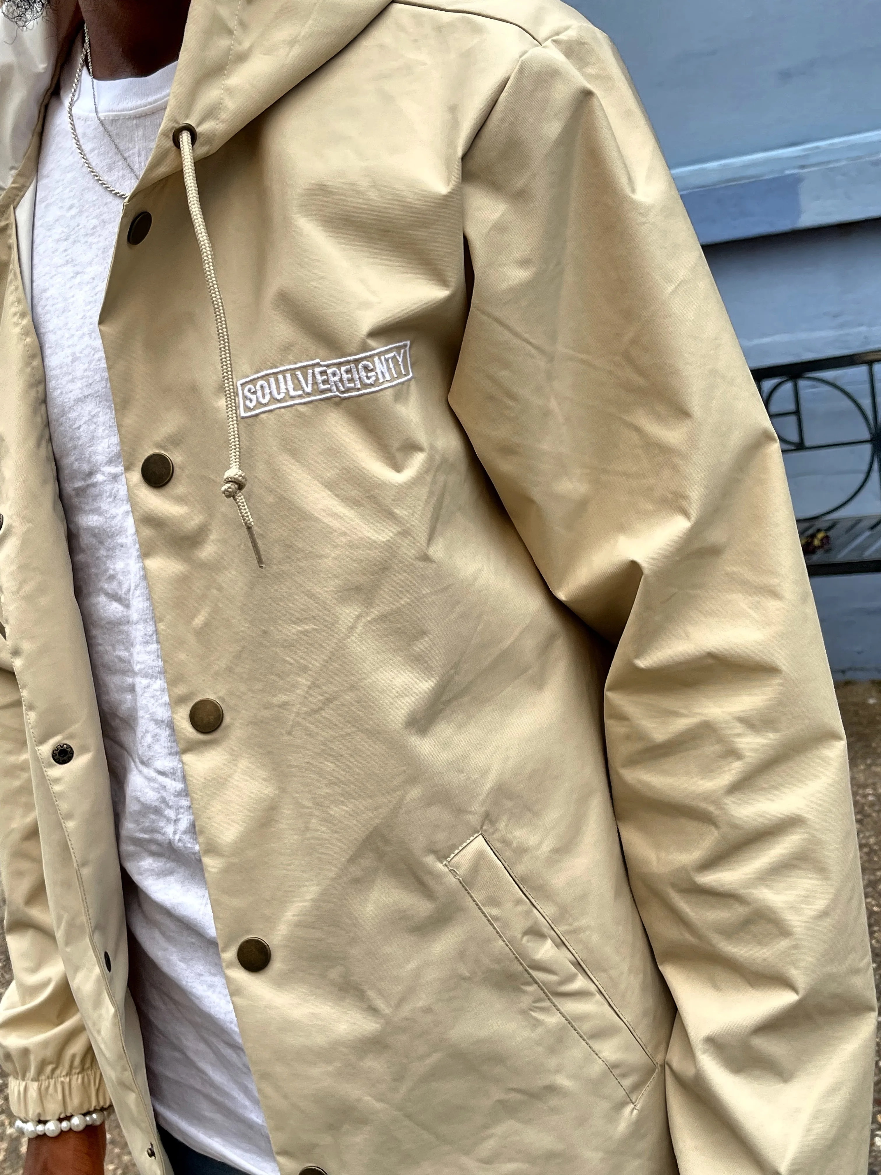 Blow the Whistle Hooded Coach Jacket