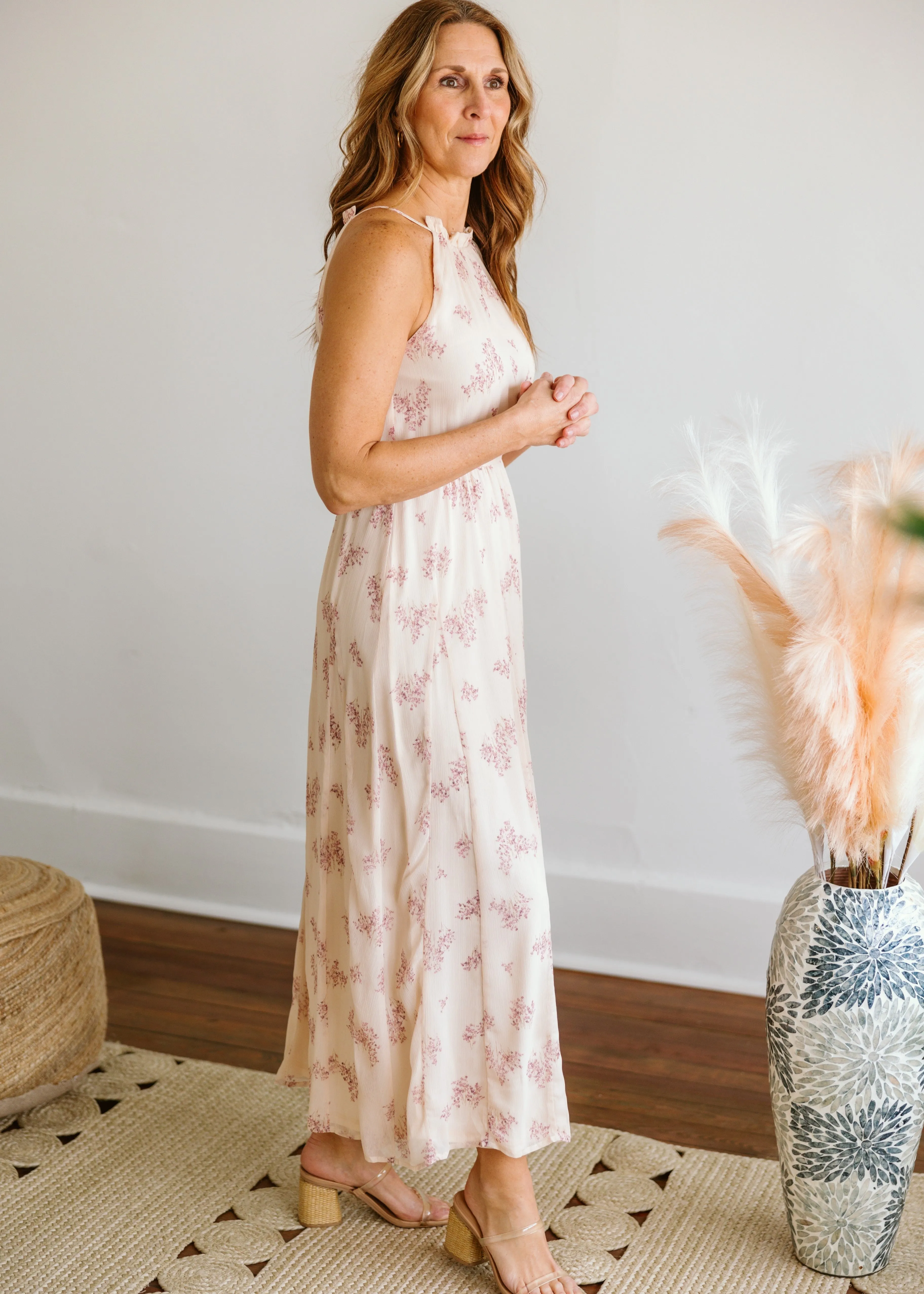 Blushing Beauty Maxi Dress