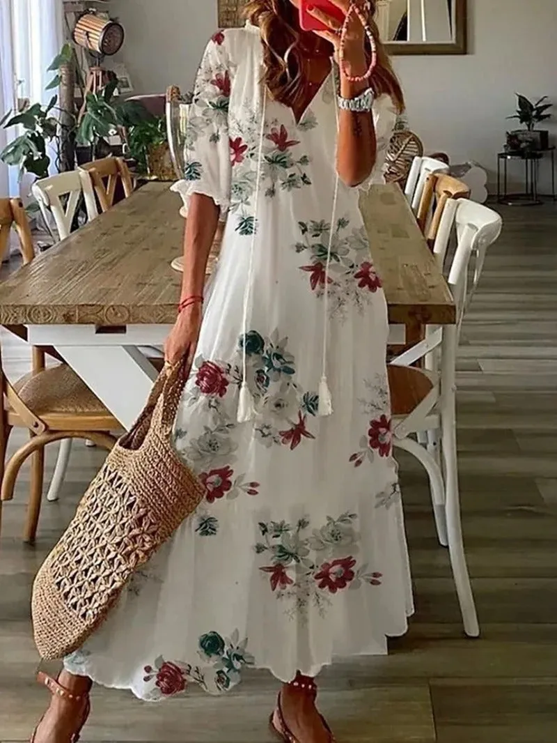 Bohemian maxi dress