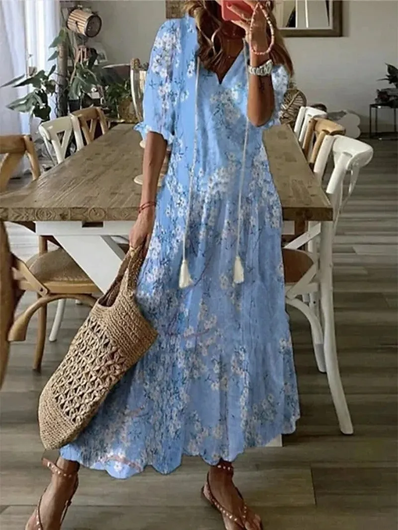 Bohemian maxi dress