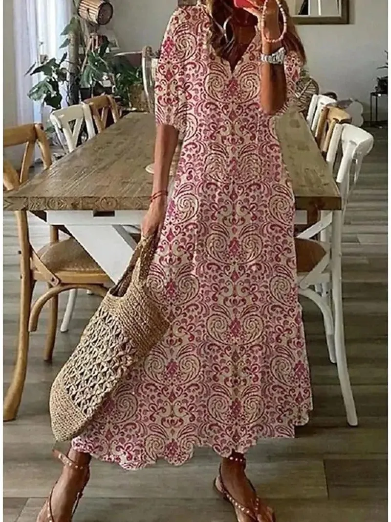 Bohemian maxi dress