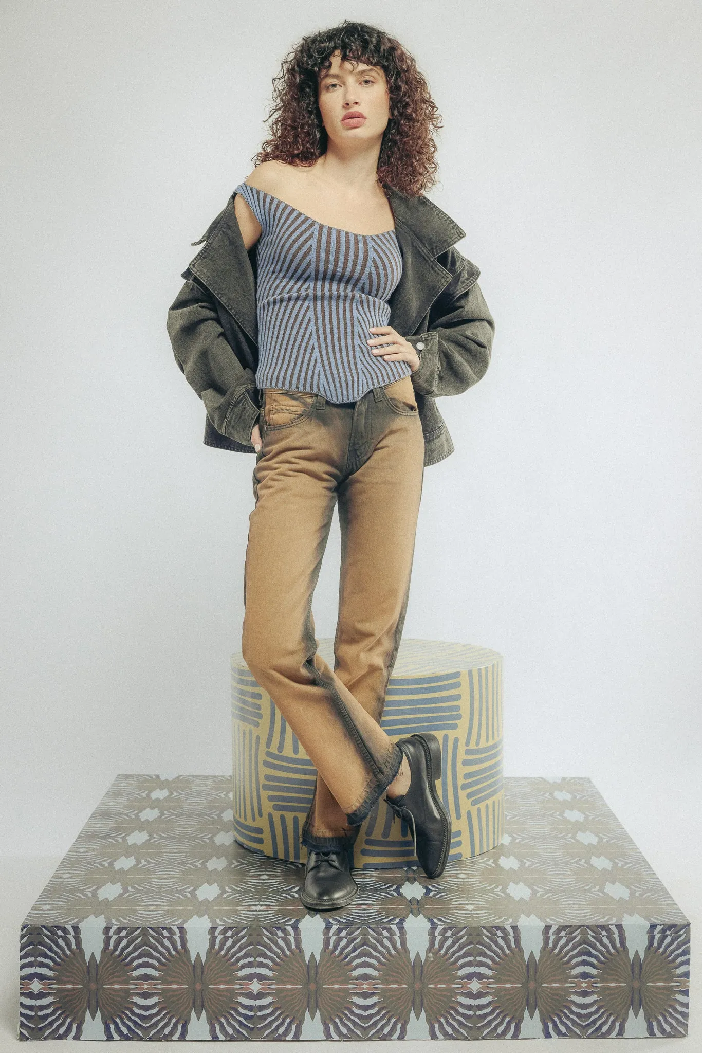 Bootcut Black& Brown