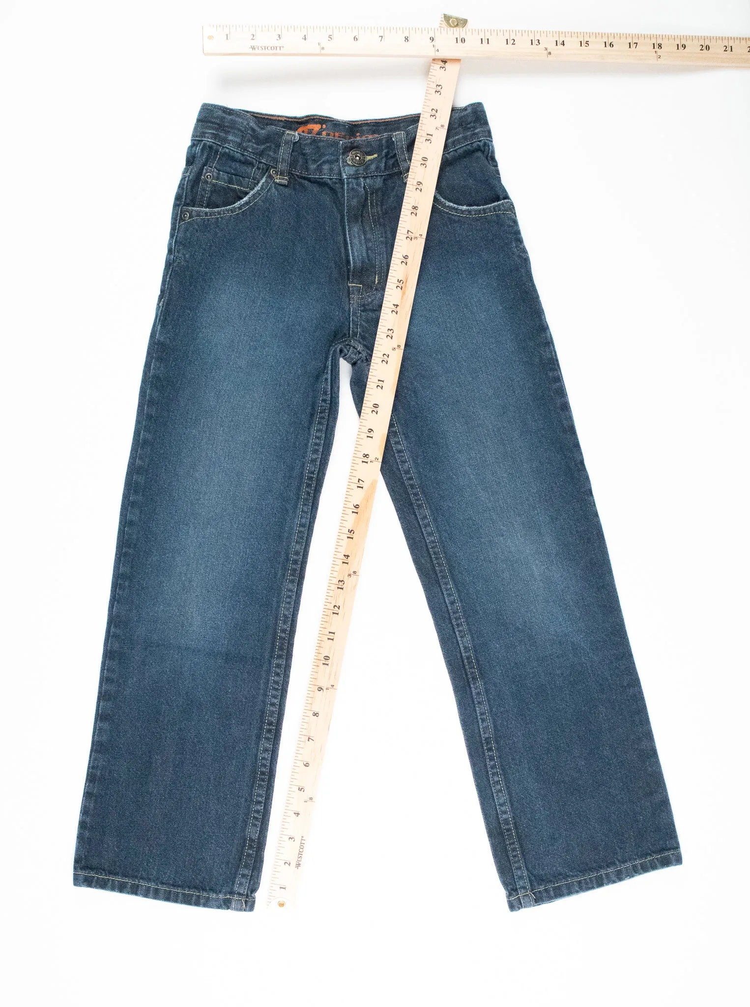 BOY SIZE 9 YEARS - BZ DENIM, Relaxed Fit, Cotton Jeans EUC B56