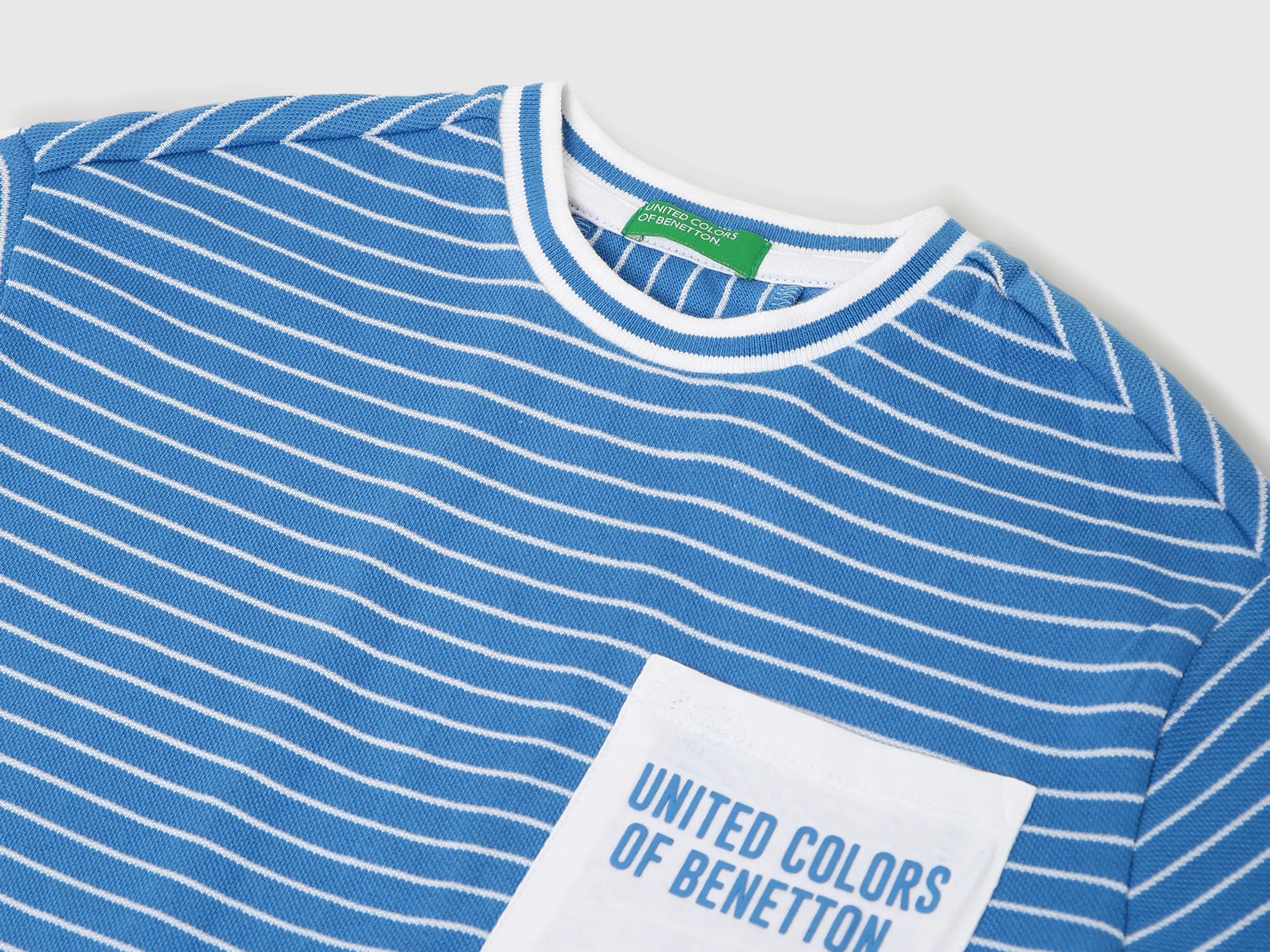 Boys Striped Round Neck T-Shirt