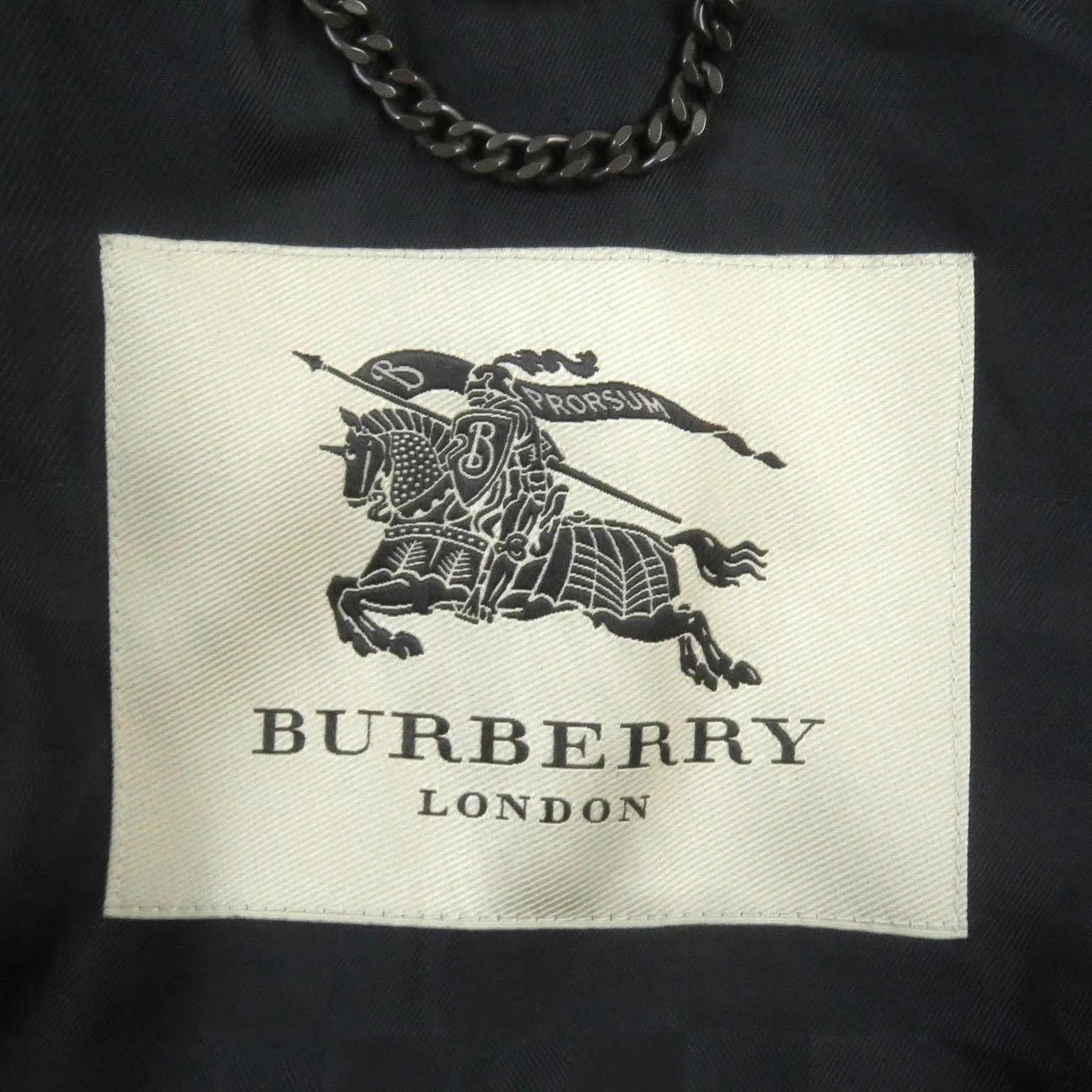 Burberry Virgin Wool Cashmere Trench Coat Black