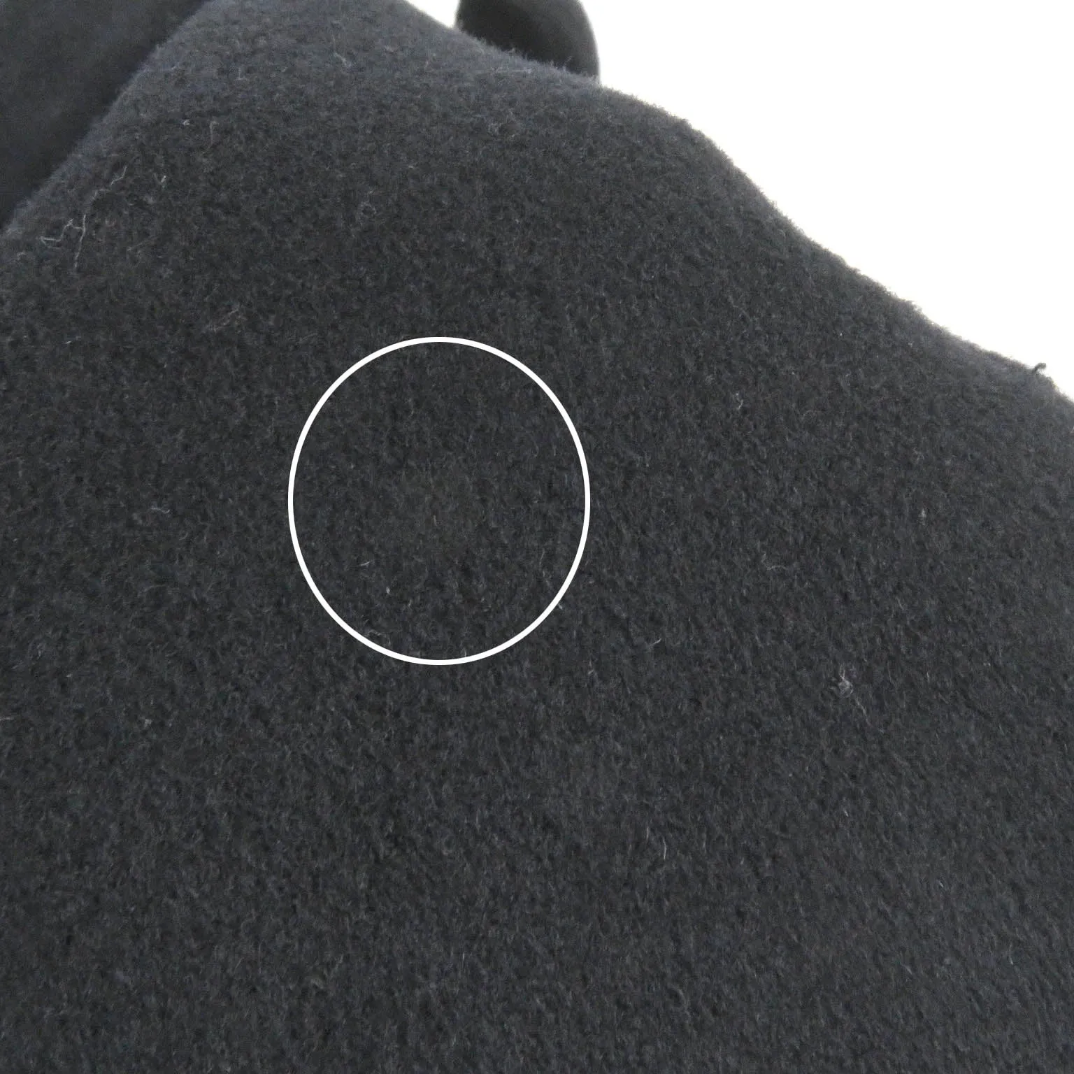 Burberry Virgin Wool Cashmere Trench Coat Black