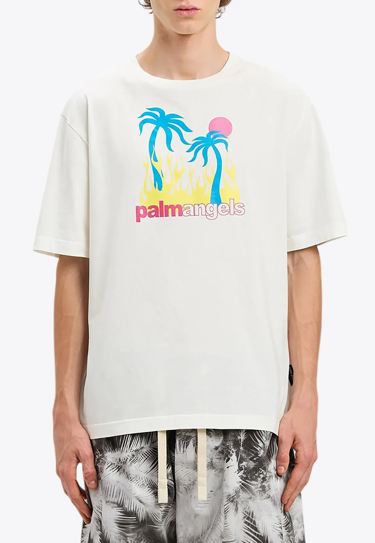 Burning Oasi Print T-shirt