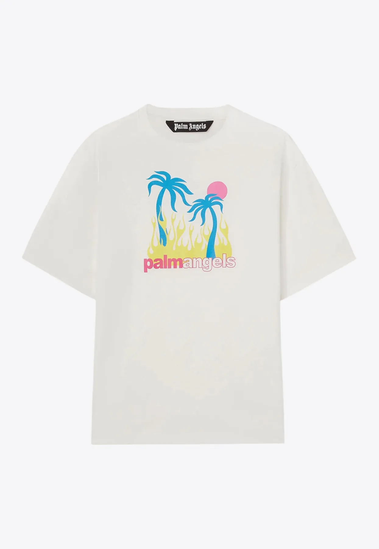 Burning Oasi Print T-shirt
