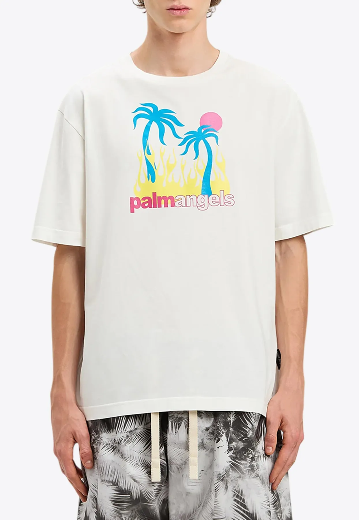 Burning Oasi Print T-shirt