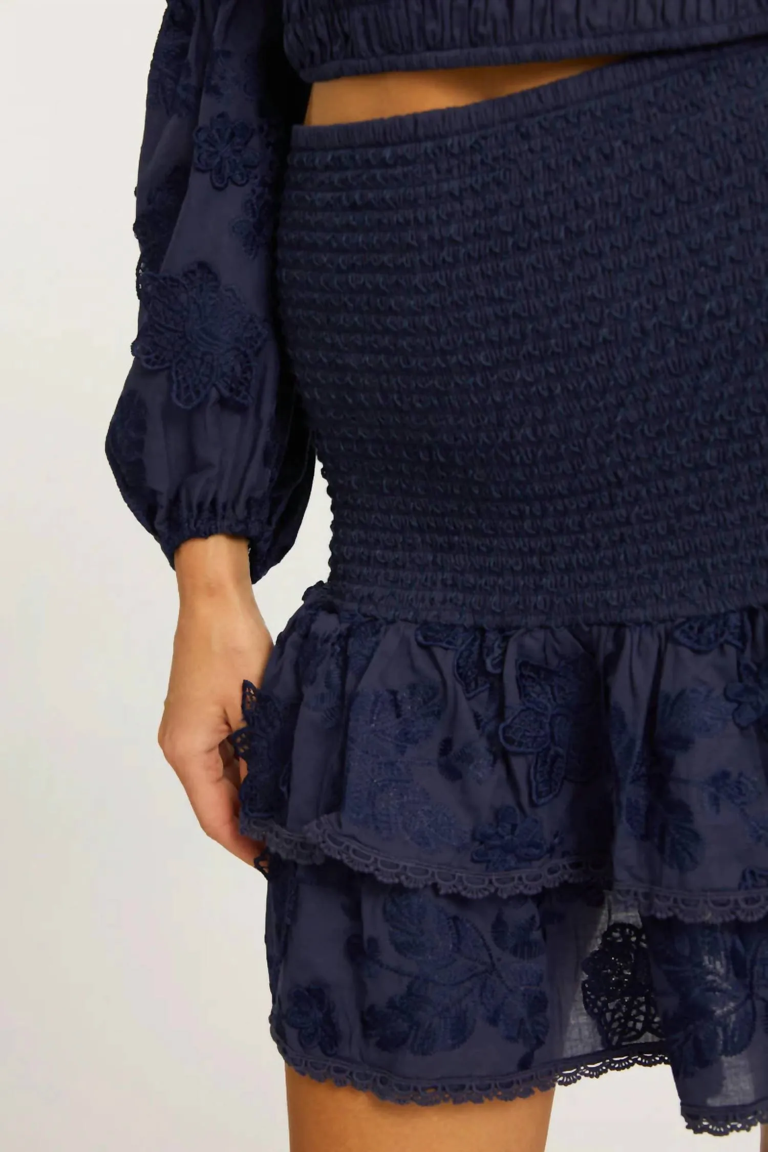 Caballero - Leah Peacoat Navy Skirt