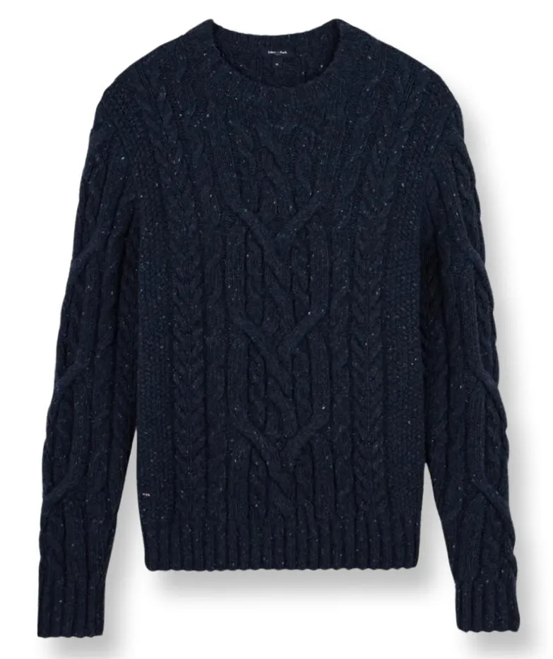 Cable knit jumper