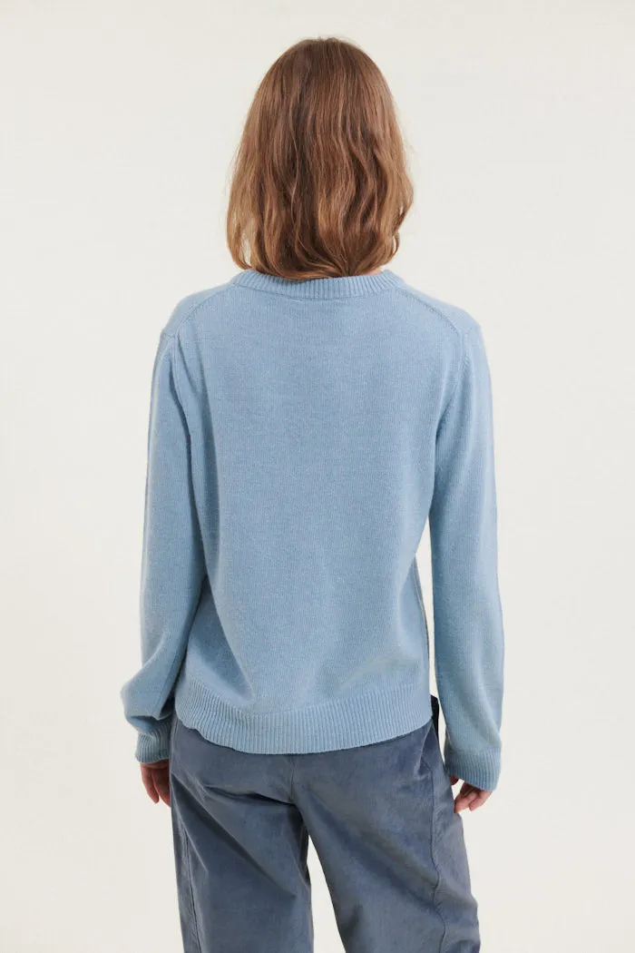 Cady O-Neck - Windward blue
