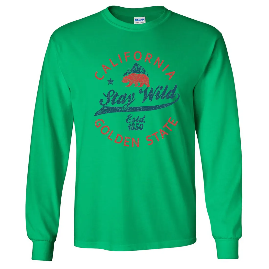 California Stay Wild Long Sleeve Shirt