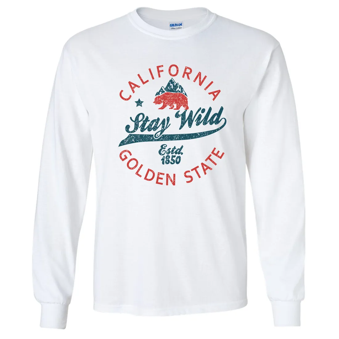 California Stay Wild Long Sleeve Shirt