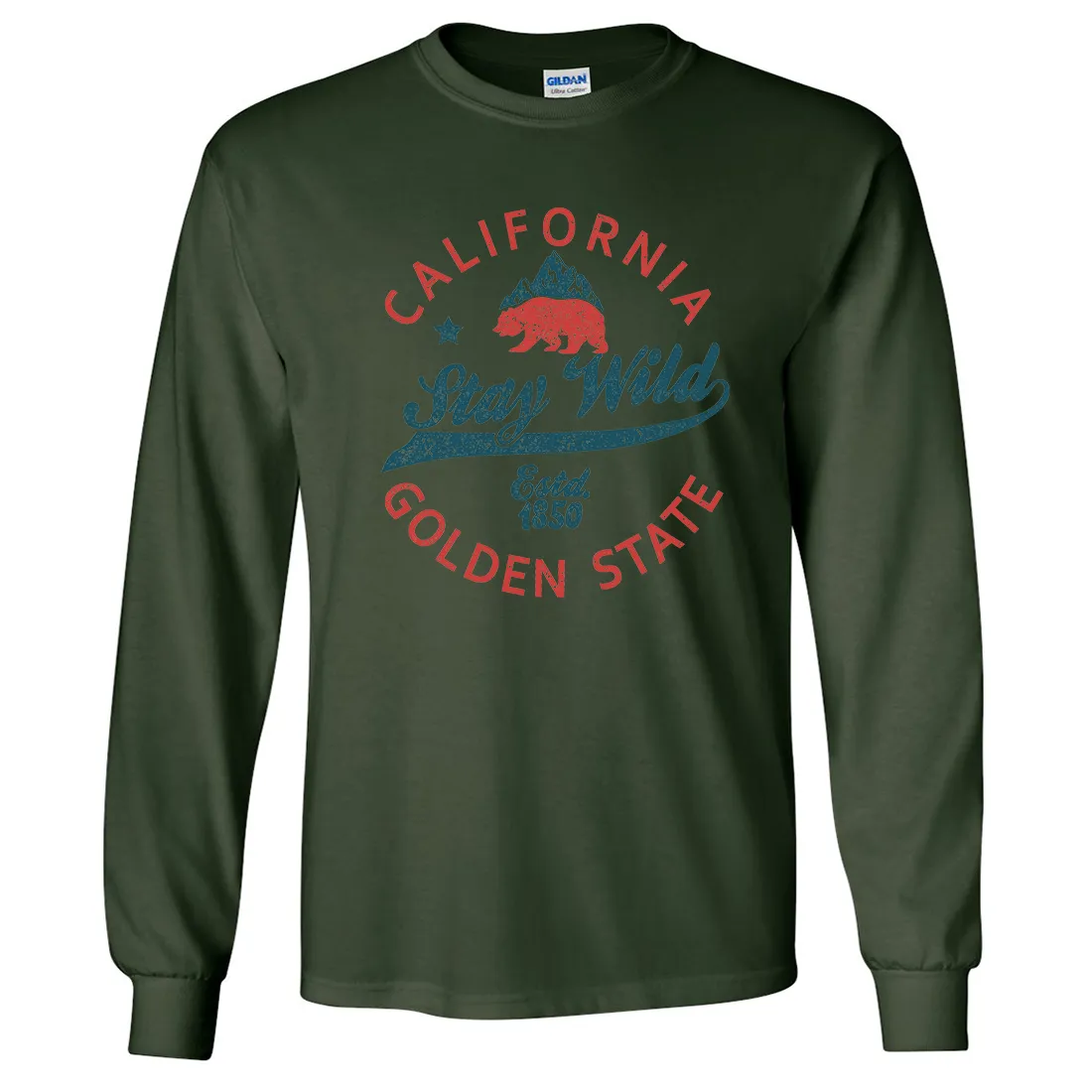 California Stay Wild Long Sleeve Shirt