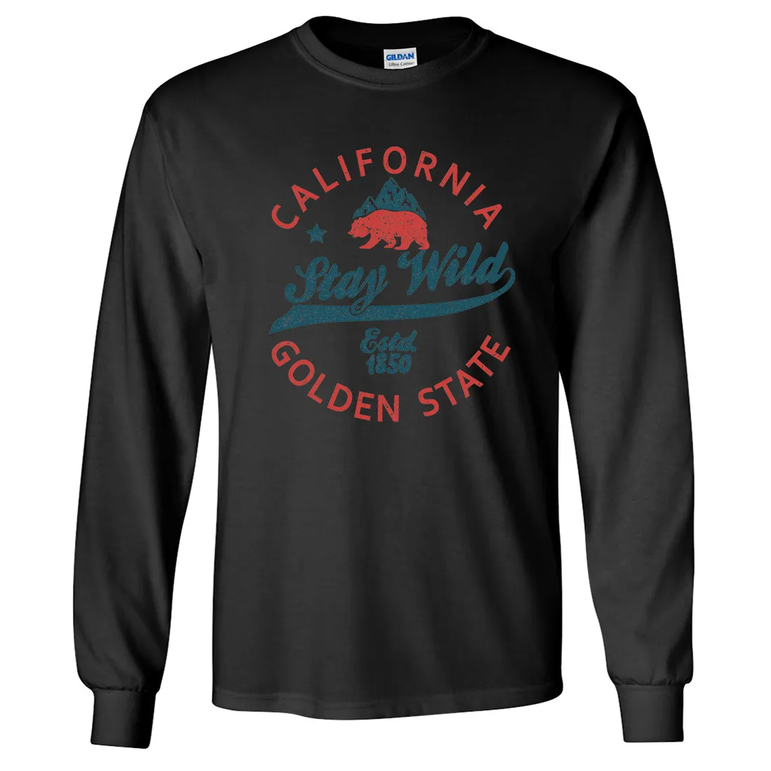 California Stay Wild Long Sleeve Shirt