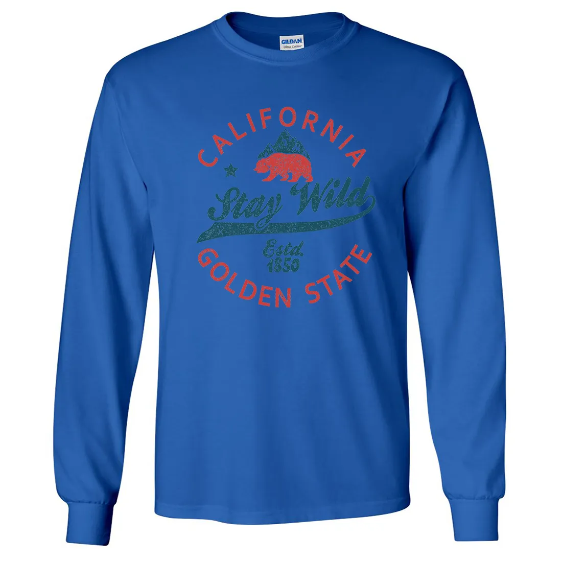 California Stay Wild Long Sleeve Shirt