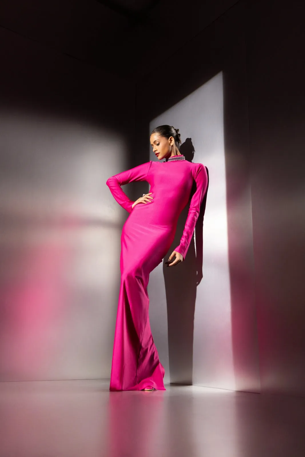 Call you mine - pink bodycon dress