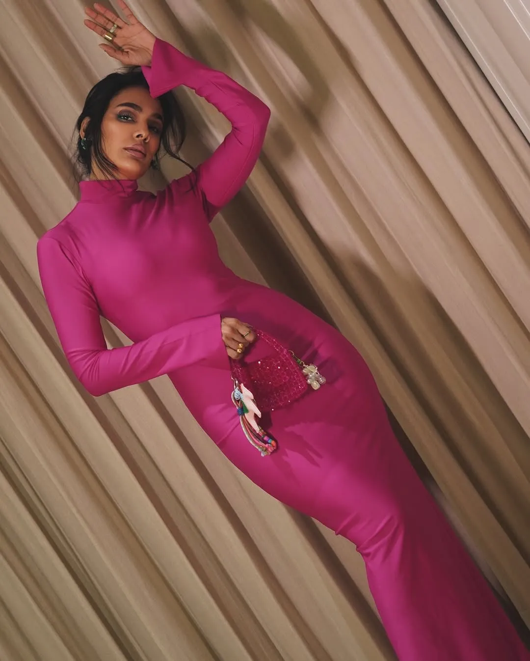 Call you mine - pink bodycon dress