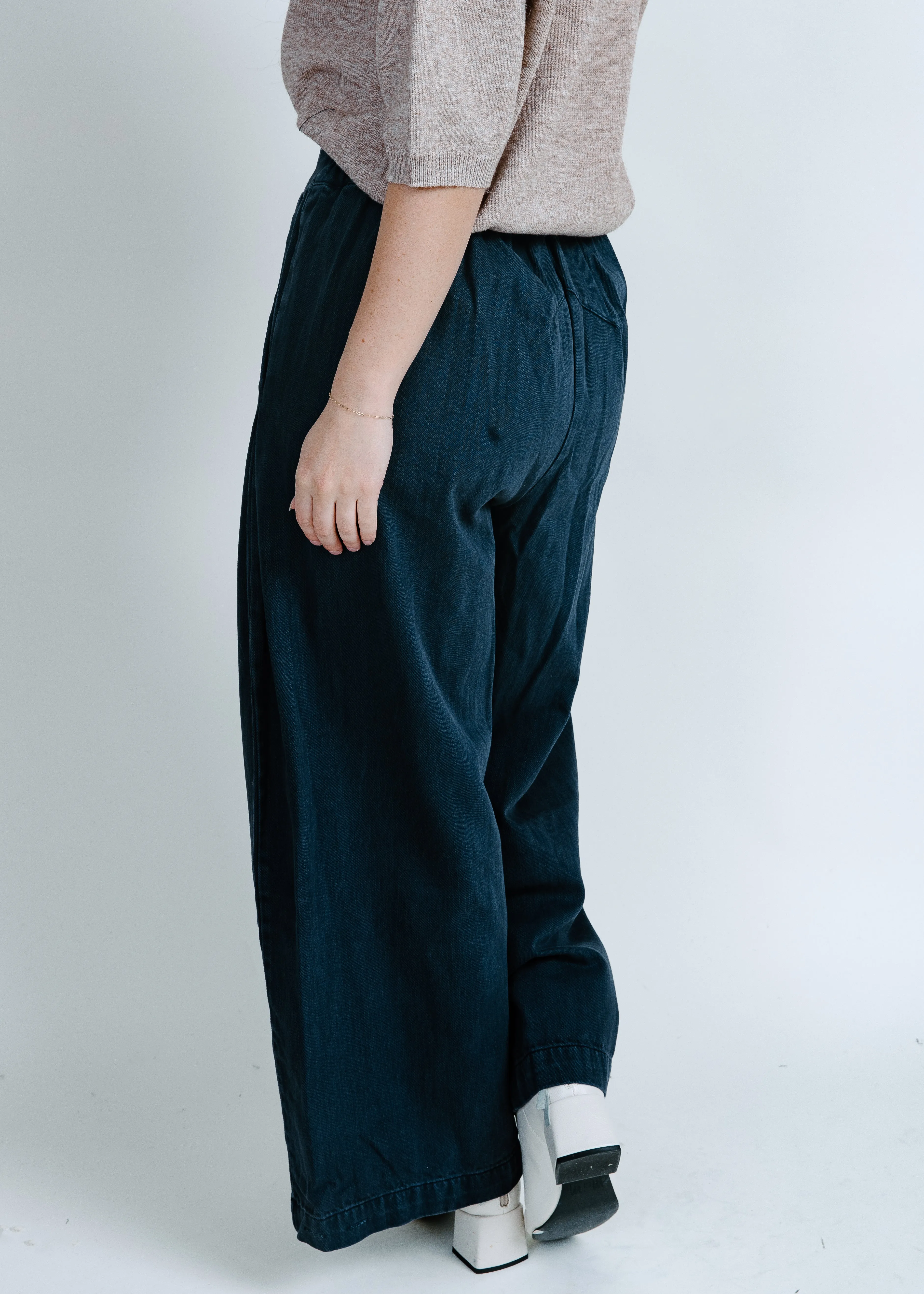 Carmen Wide Leg Pants - Slate