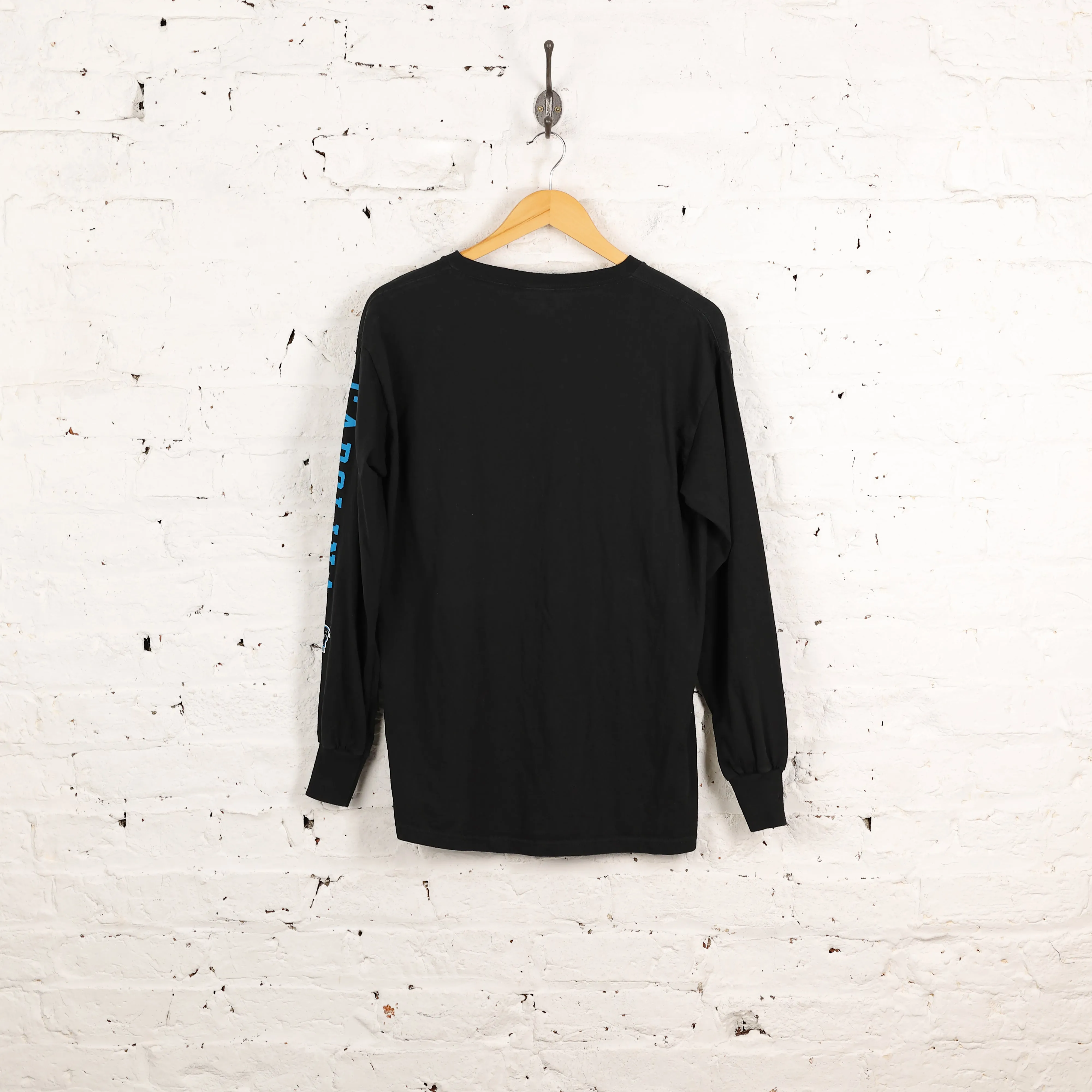 Carolina Panthers NFL Long Sleeve T Shirt - Black - M