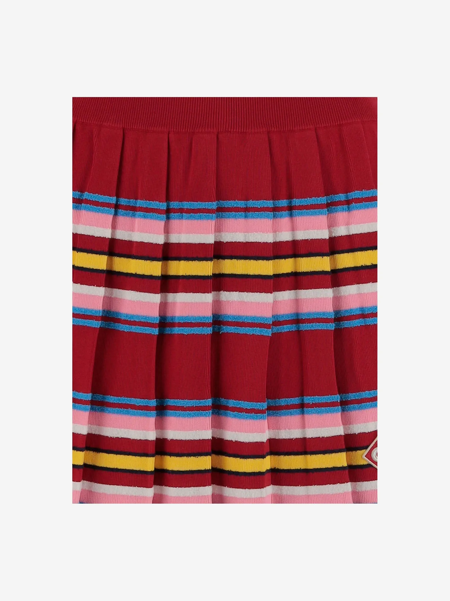Casablanca viskosblandning miniskirt med randigt mönster