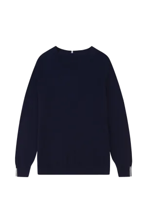 Cashmere Crew Neck Sweater | Navy