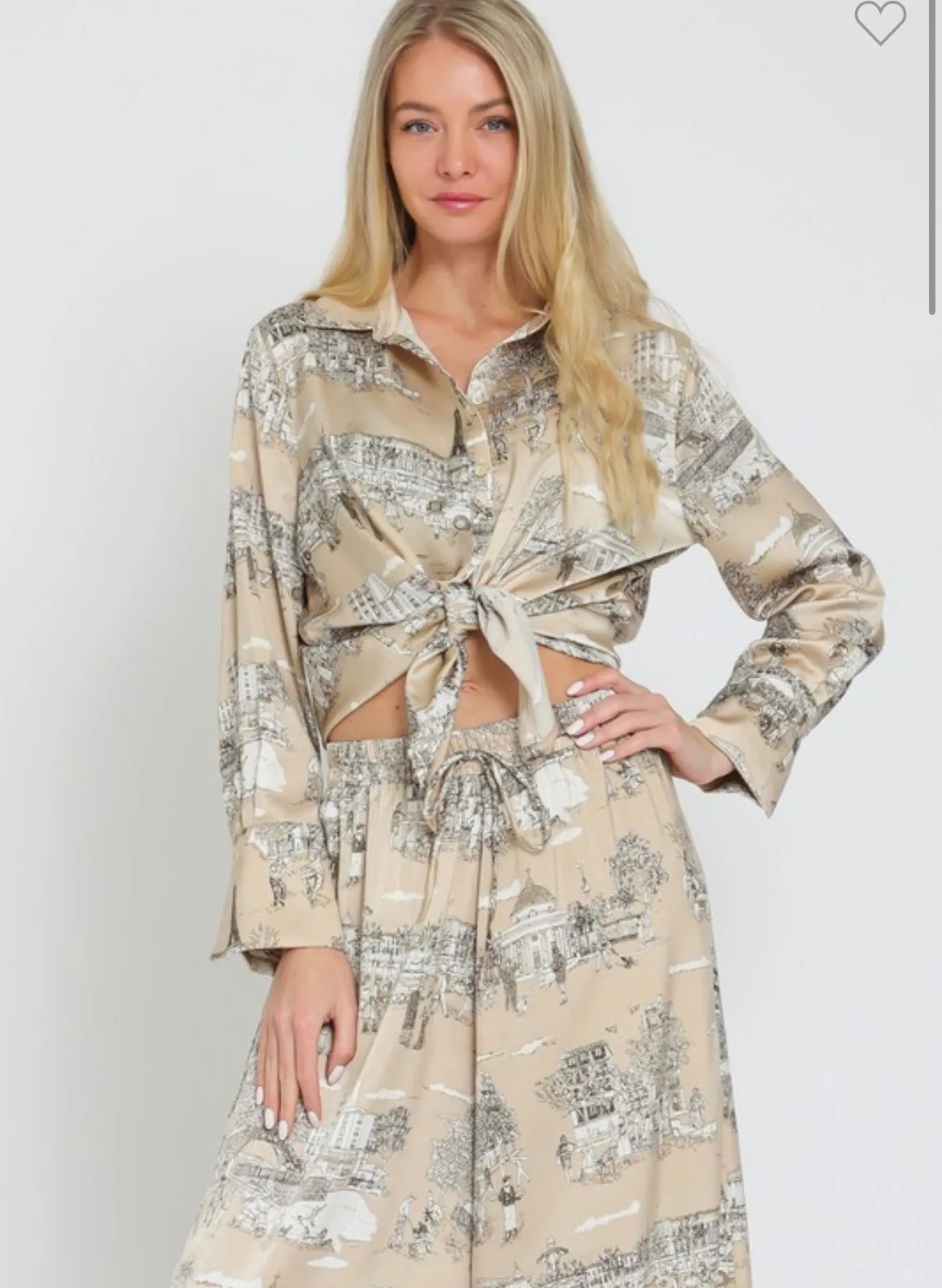 Champagne Toile Blouse