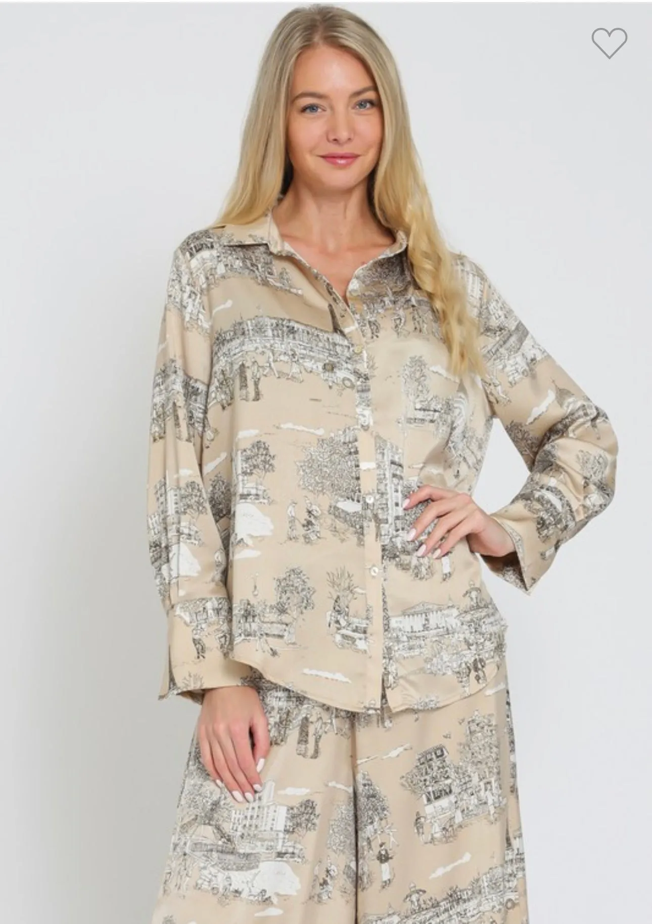 Champagne Toile Blouse