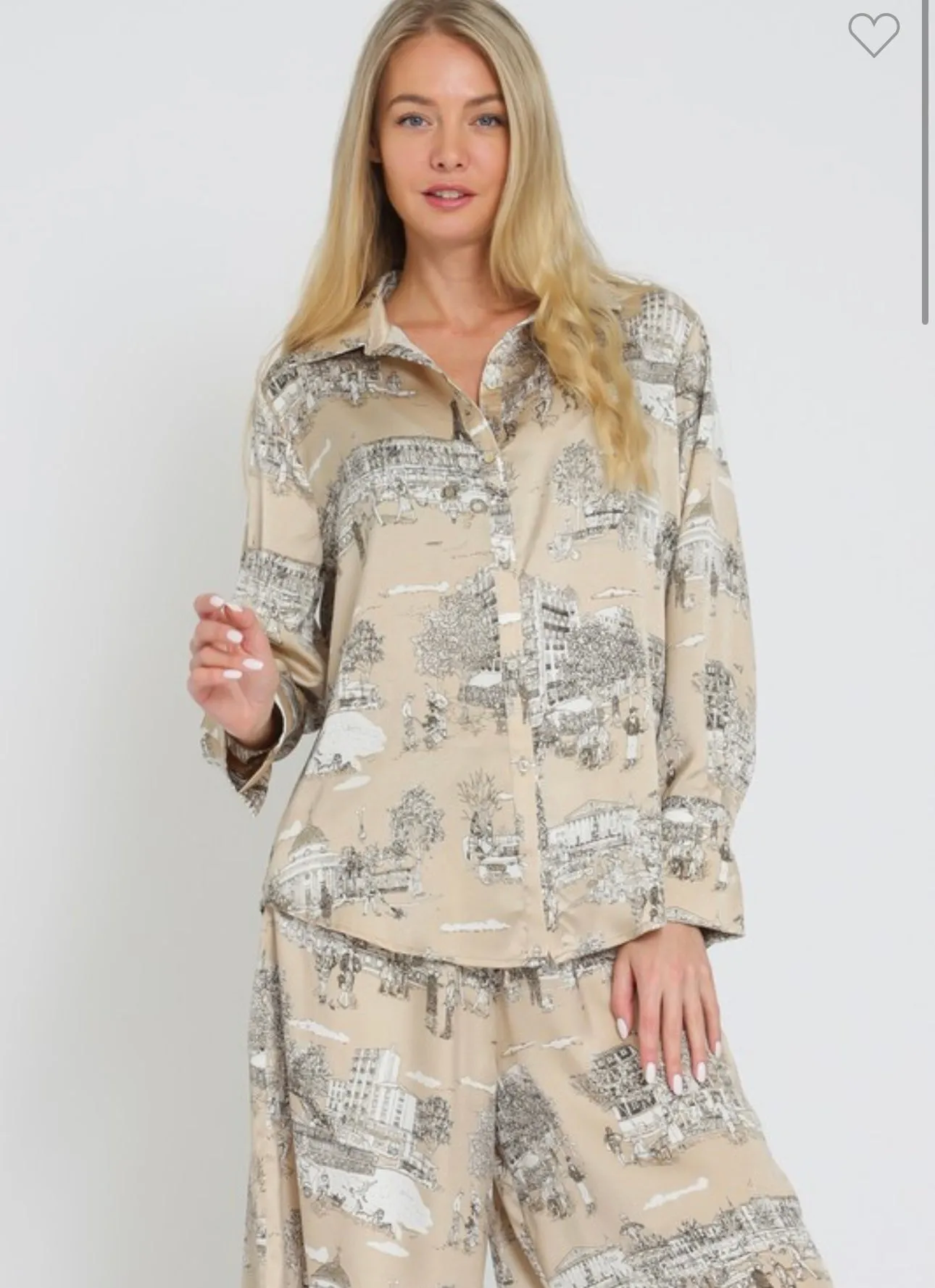 Champagne Toile Blouse