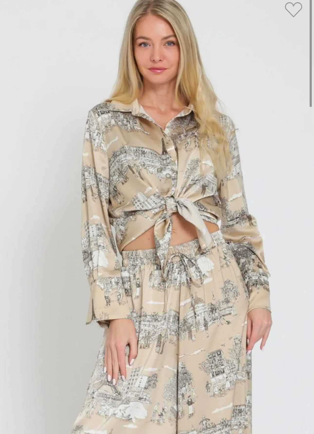 Champagne Toile Blouse