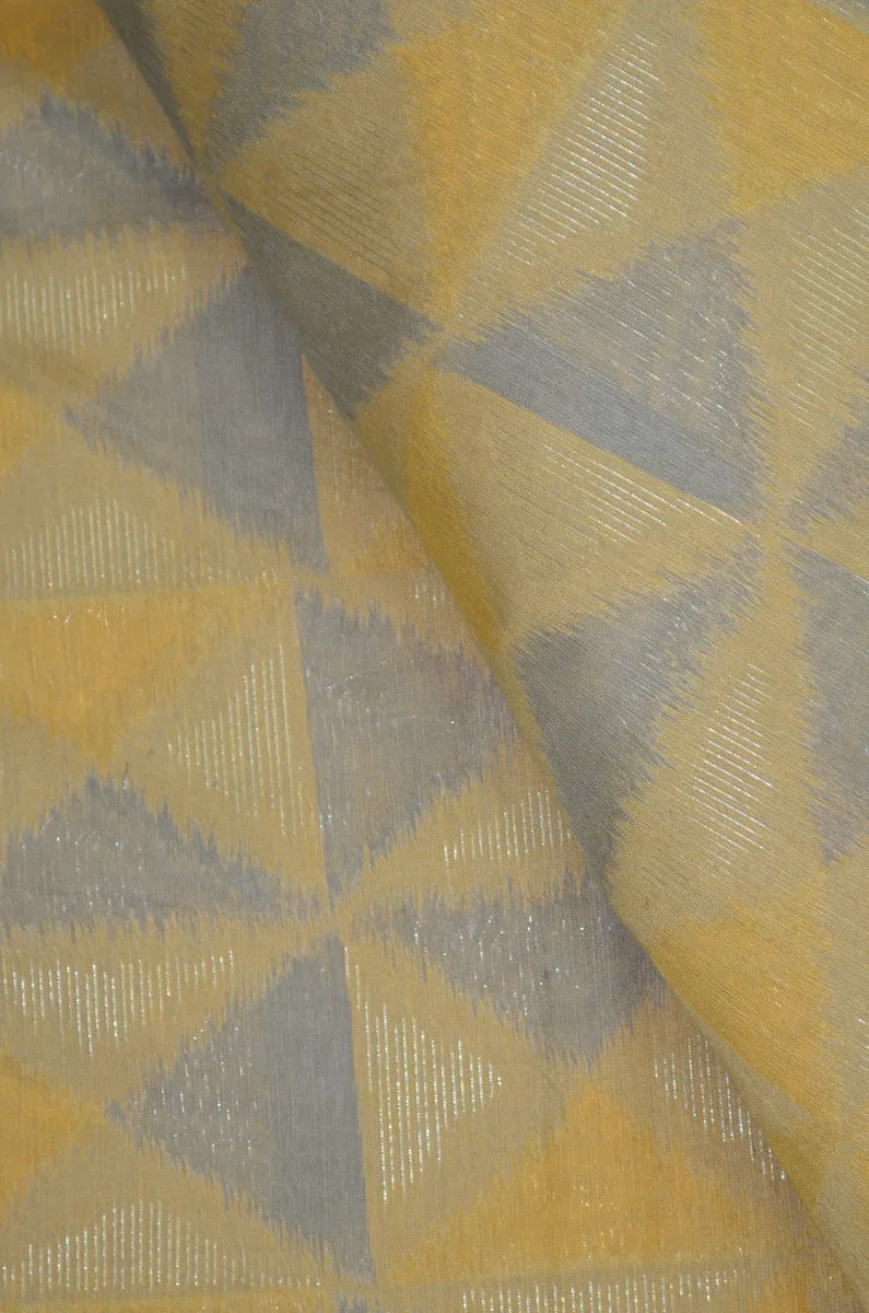 Chanderi Cotton by Silk Fabric