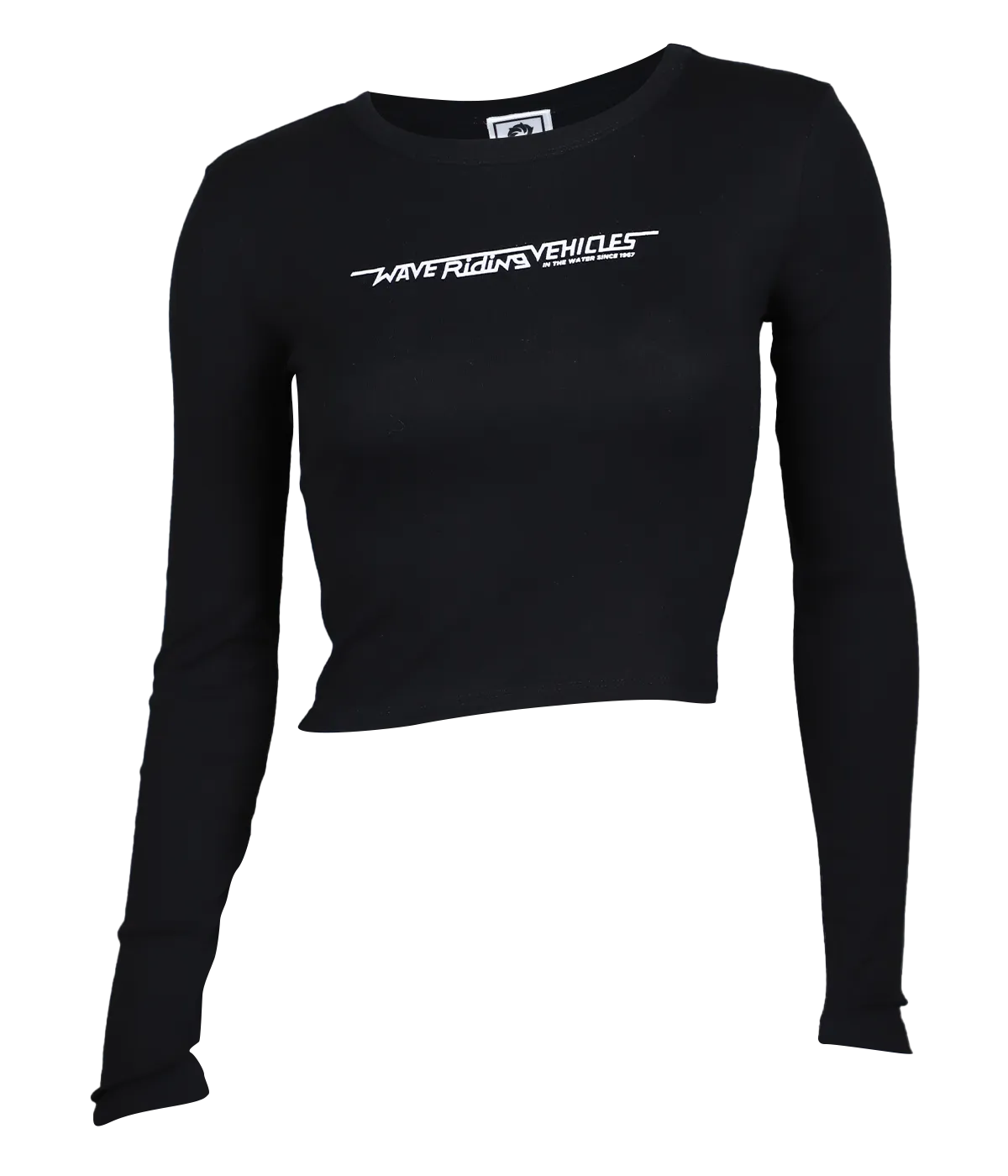 Checker Ladies Crop L/S T-Shirt