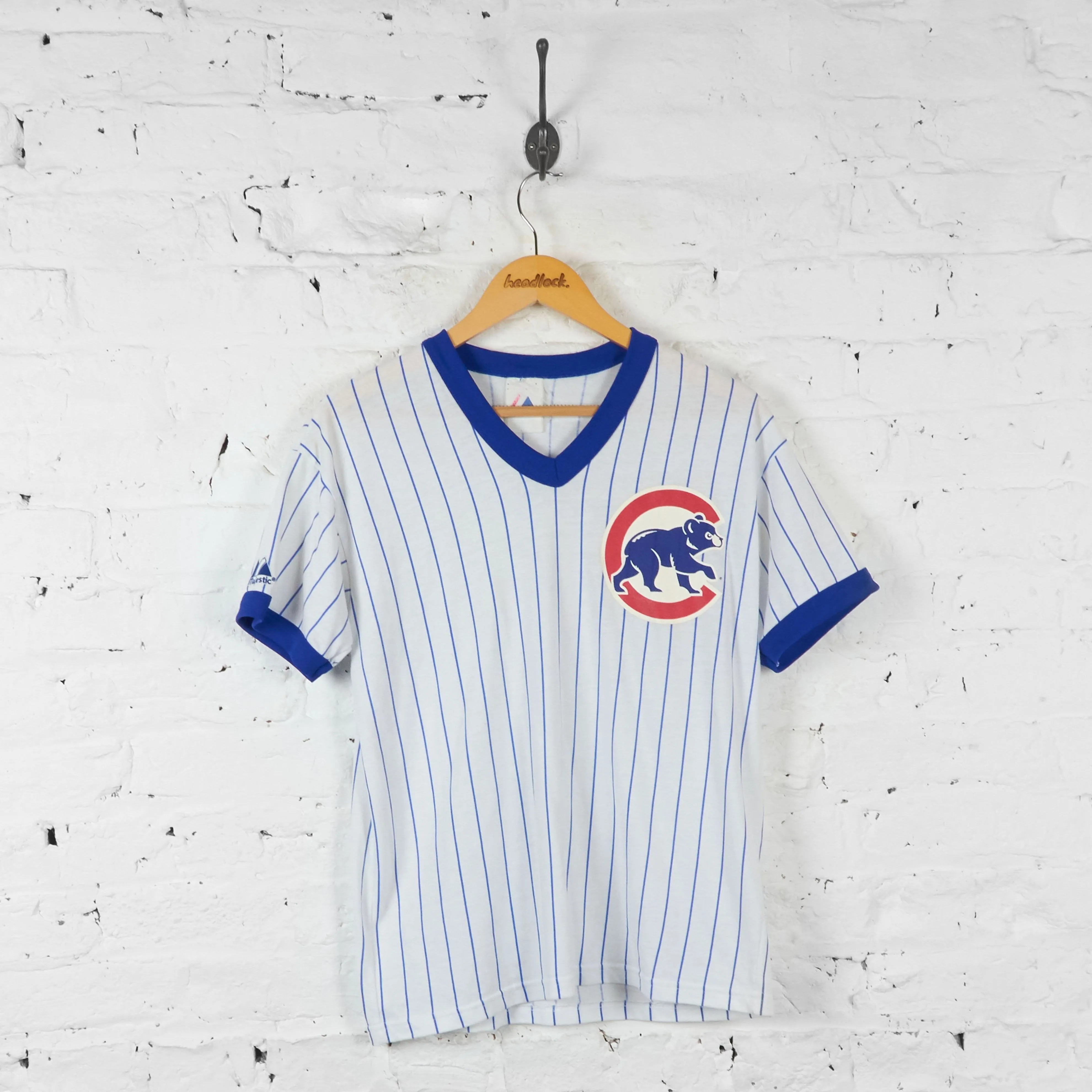 Chicago Cubs Baseball T Shirt - White - M