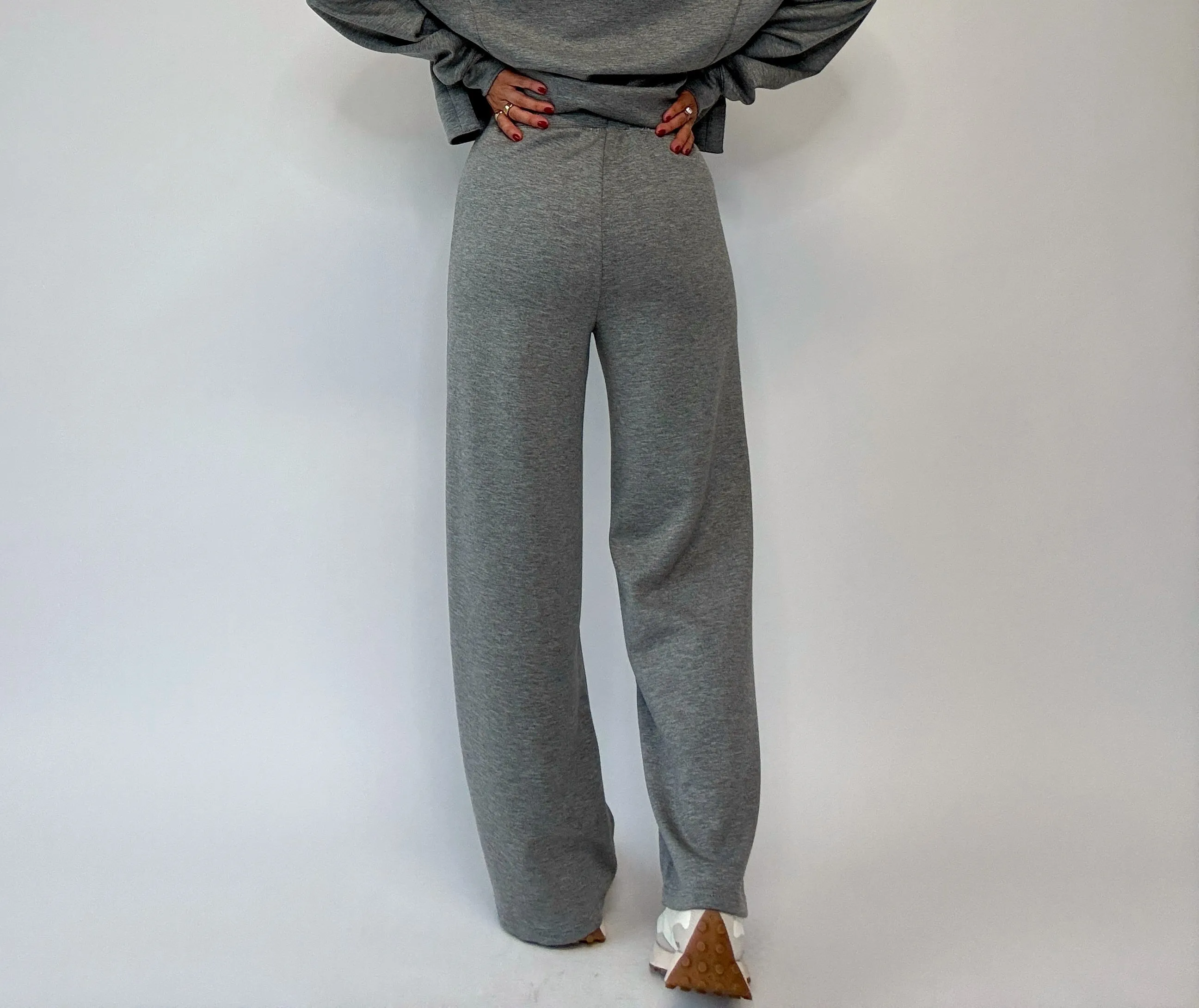 Chill Mode Wide Leg Pants - Grey