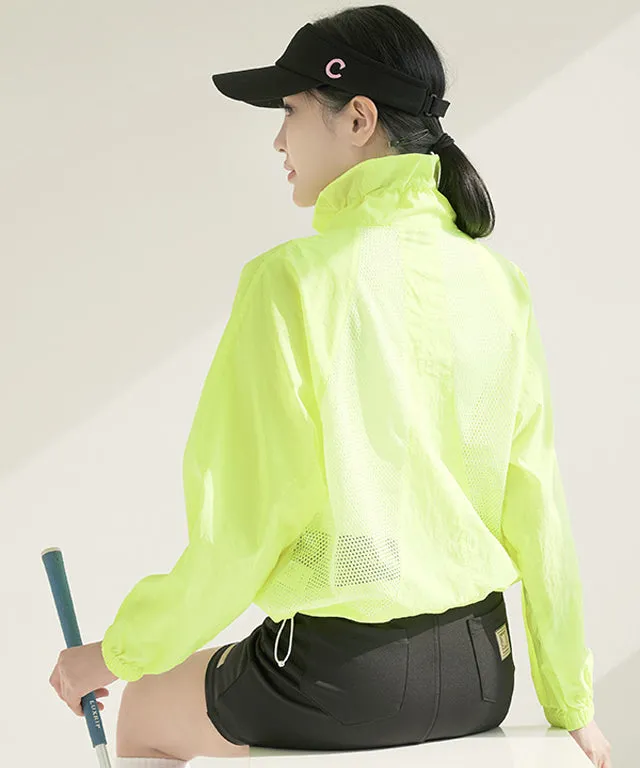 CHUCUCHU Mesh Raglan Jacket - Neon