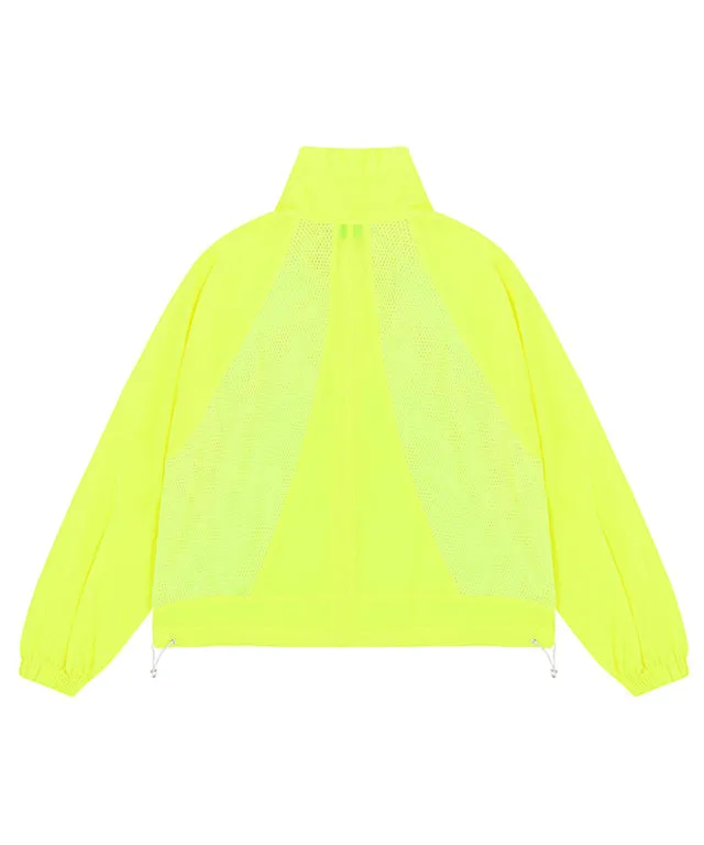 CHUCUCHU Mesh Raglan Jacket - Neon