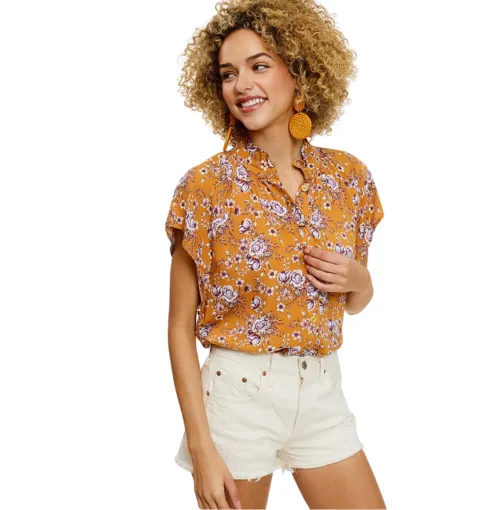 CICI FLORAL TOP // FINAL SALE