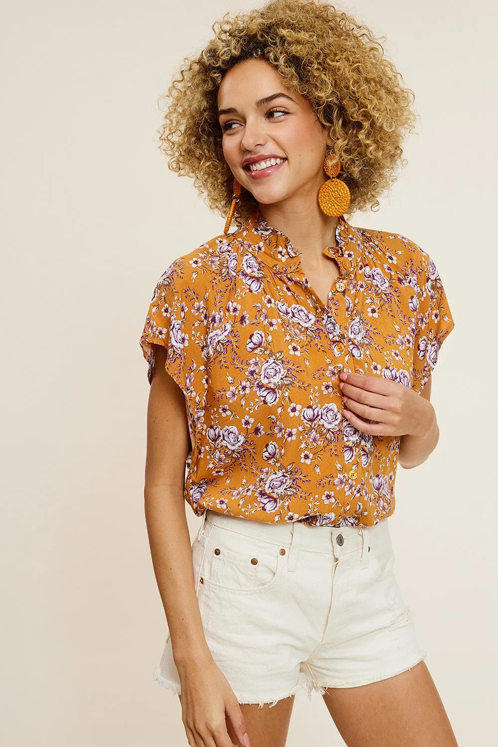 CICI FLORAL TOP // FINAL SALE