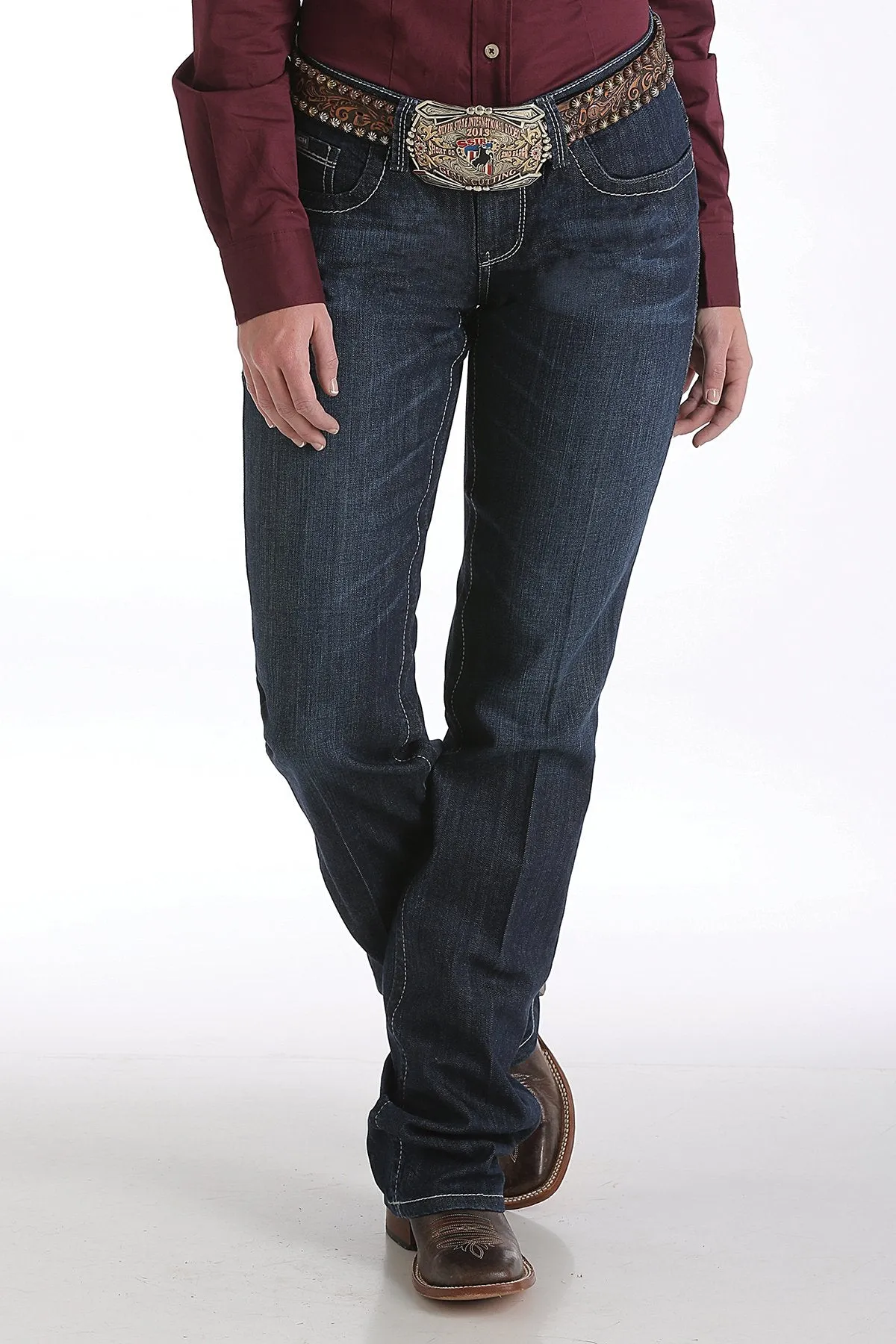 Cinch Ada Relaxed Fit Jeans - Dark Stonewash