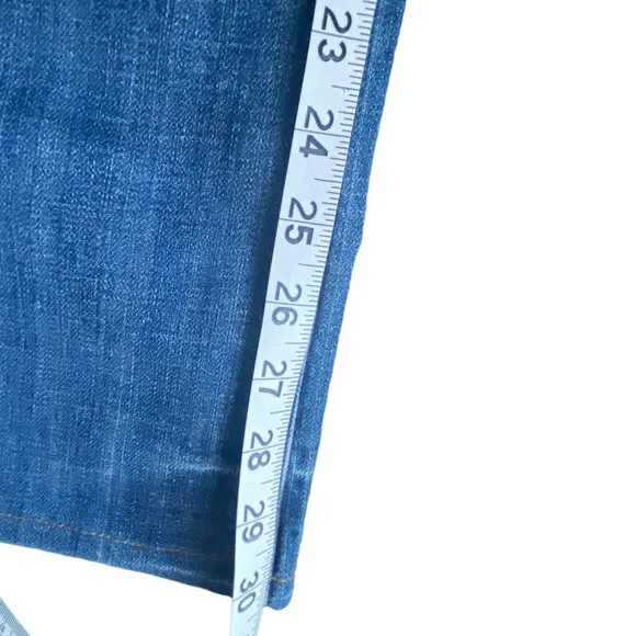 Citizens of Humanity Low Waist Bootcut Distressed Jeans