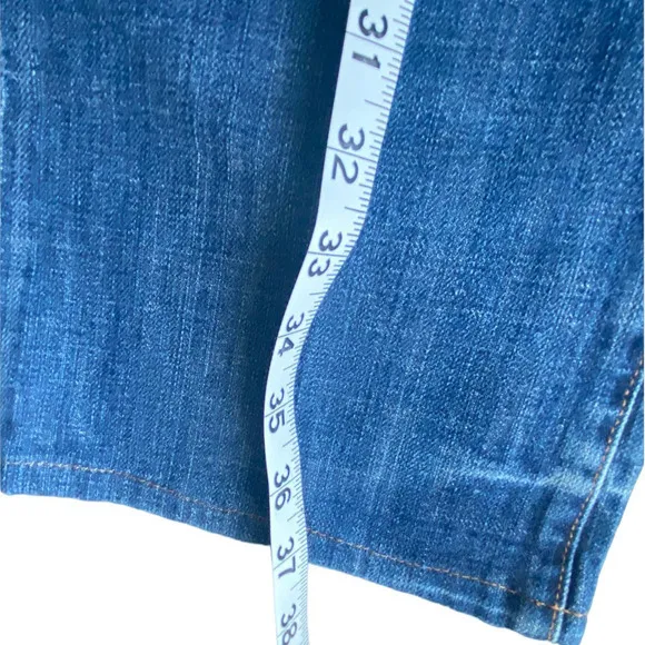 Citizens of Humanity Low Waist Bootcut Distressed Jeans
