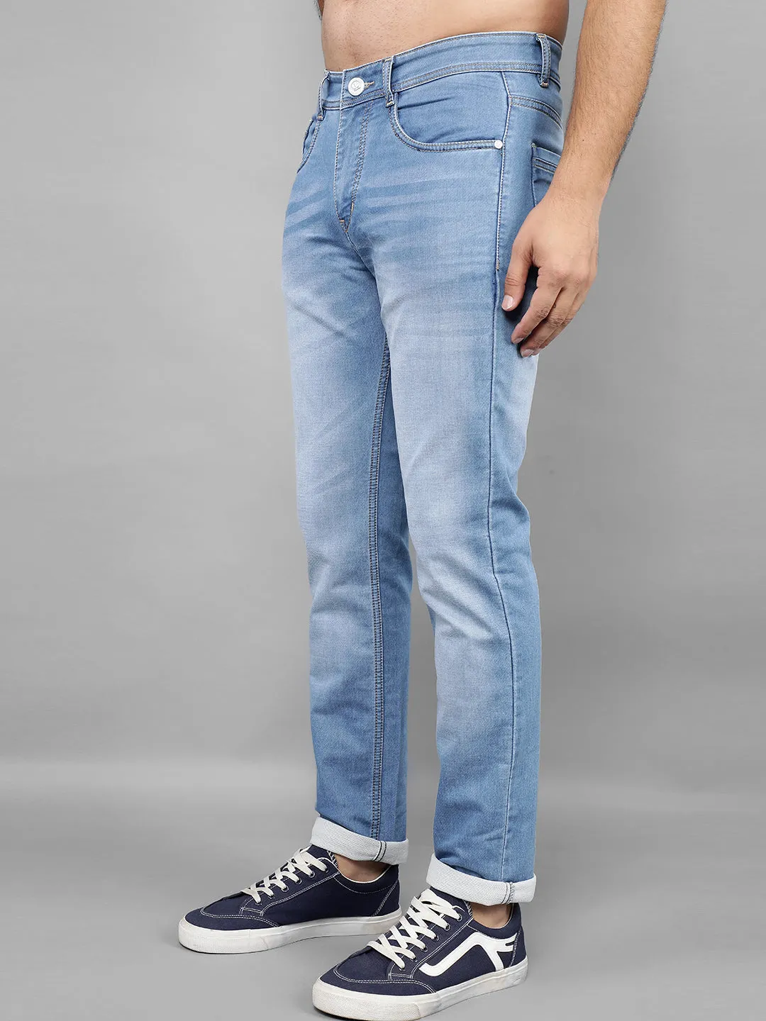 COBB Light Blue Narrow Fit Premium Jeans