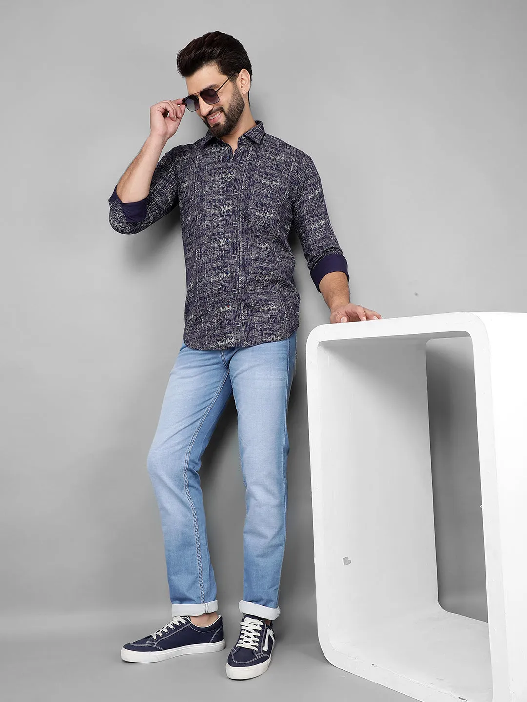 COBB Light Blue Narrow Fit Premium Jeans