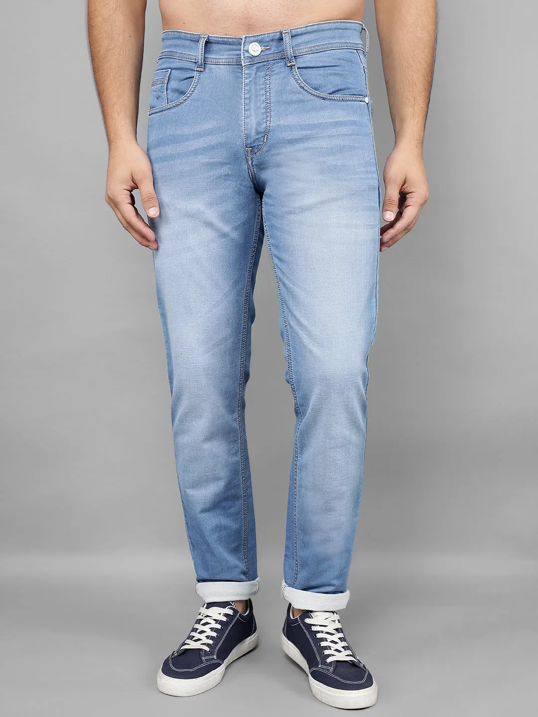 COBB Light Blue Narrow Fit Premium Jeans