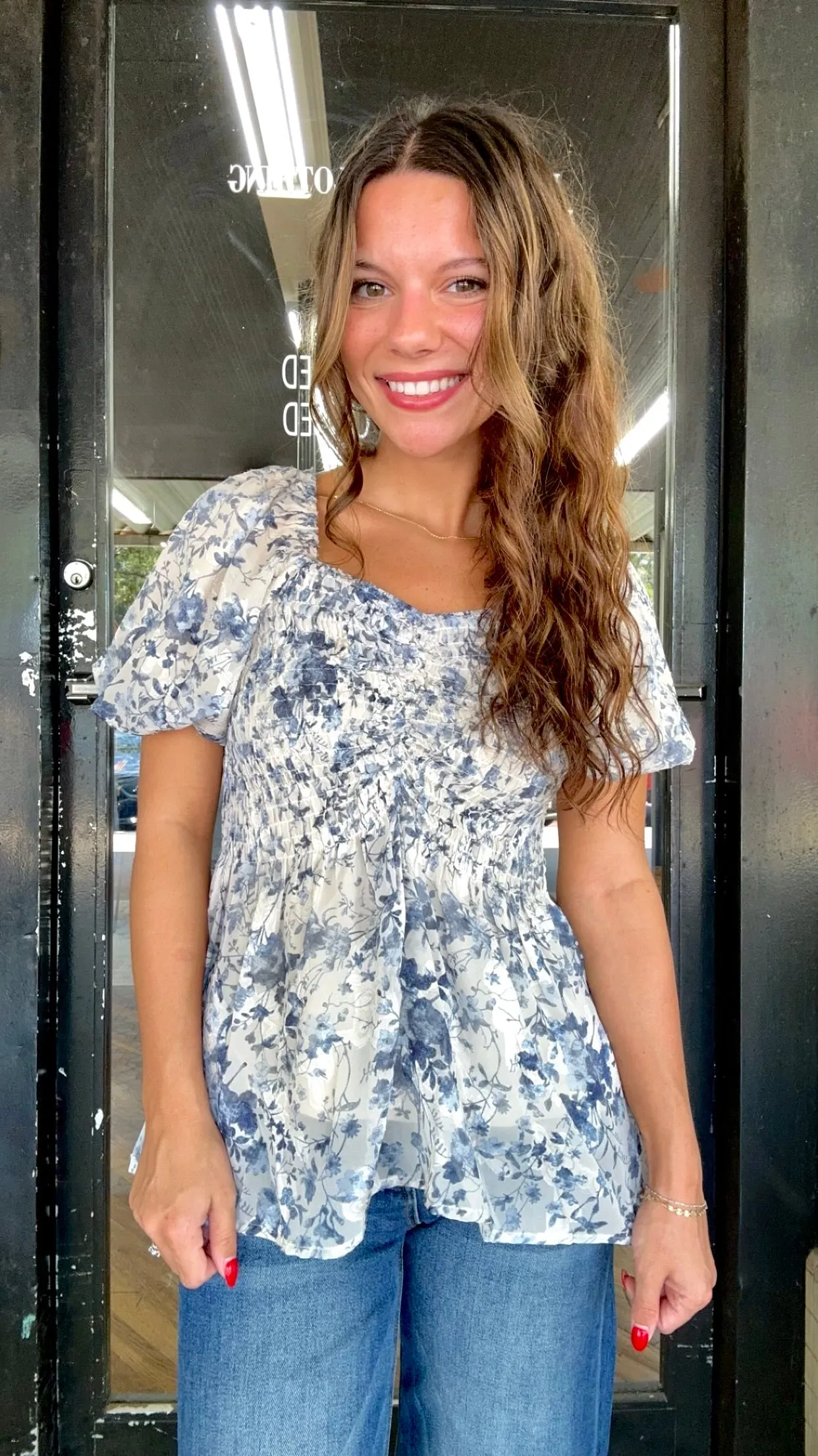 Coffee house chic top