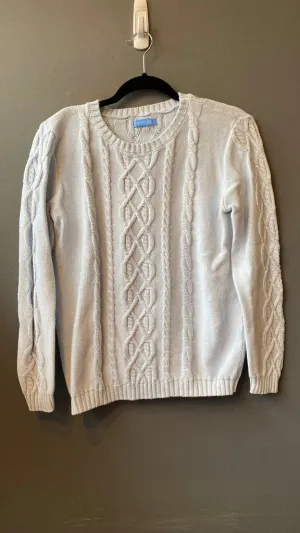 Cotton Cashmere Cableknit Sweater