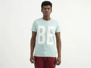 Cotton Printed Round Neck Mens T-shirts